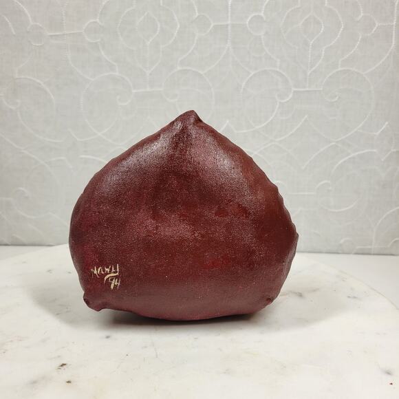 VINTAGE Santa Claus Plush 3" Red Hand Made Stuffed Christmas Decor Signed 1994 - Picture 2 of 12